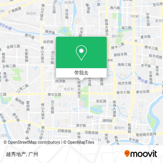 越秀地产地图