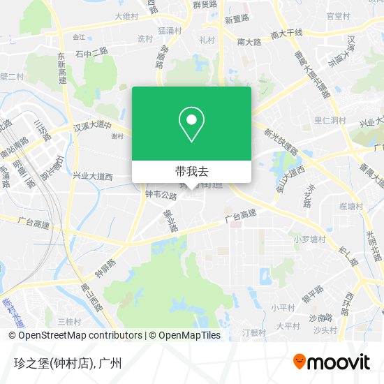 珍之堡(钟村店)地图