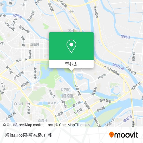 顺峰山公园-莫奈桥地图