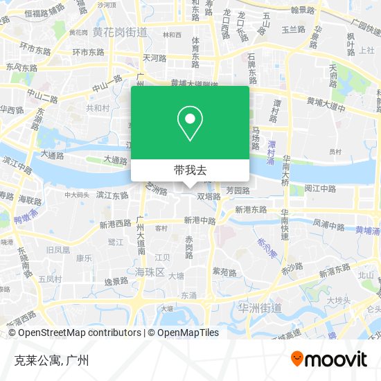 克莱公寓地图