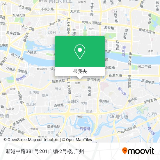 新港中路381号201自编-2号楼地图