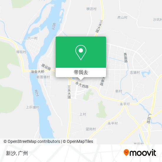 新沙地图