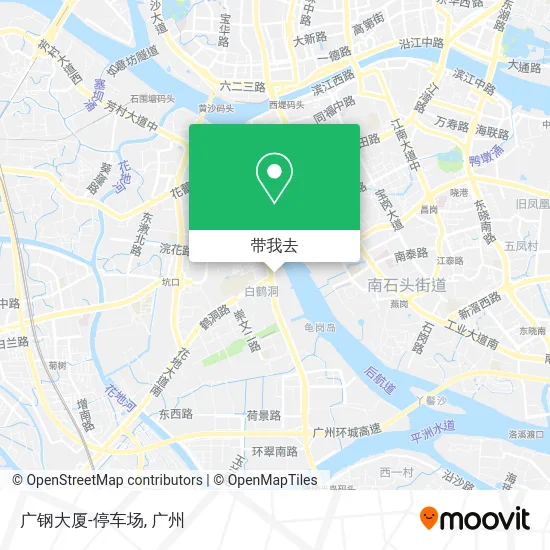 广钢大厦-停车场地图