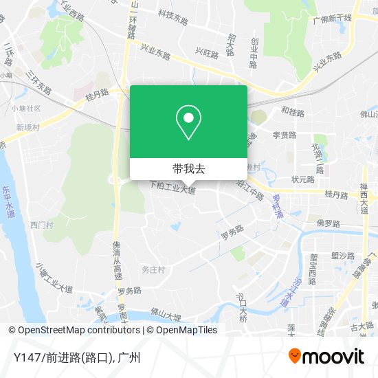 Y147/前进路(路口)地图