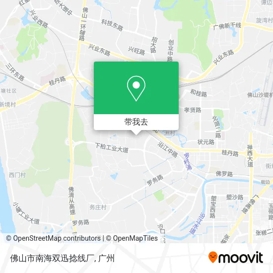 佛山市南海双迅捻线厂地图