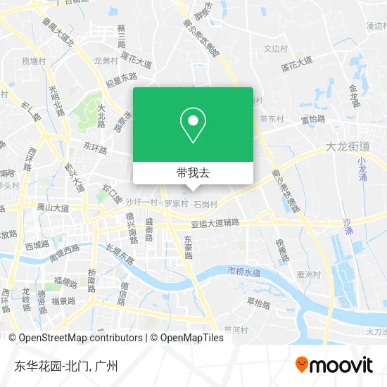 东华花园-北门地图