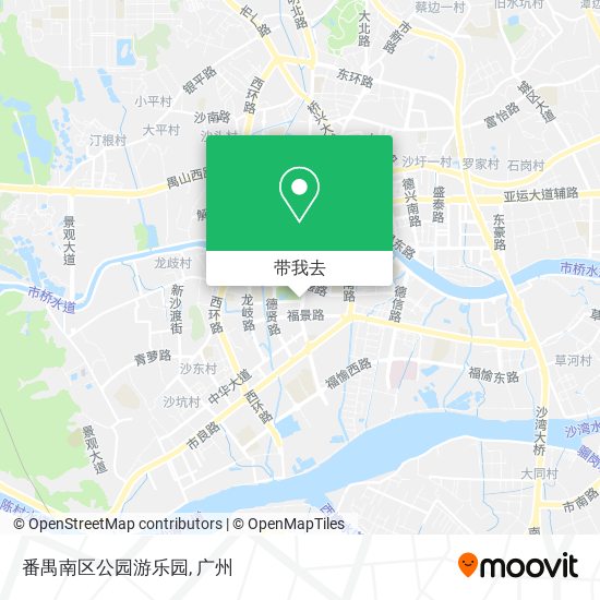 番禺南区公园游乐园地图