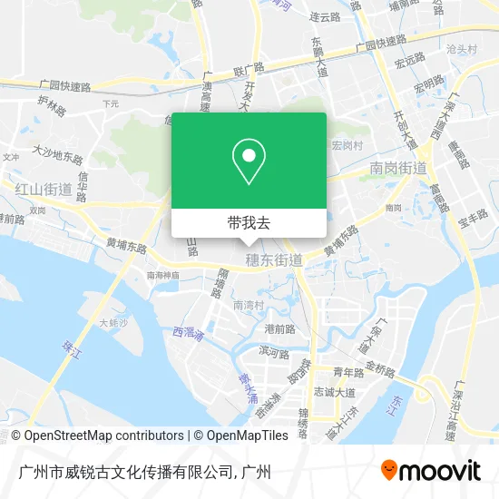 广州市威锐古文化传播有限公司地图