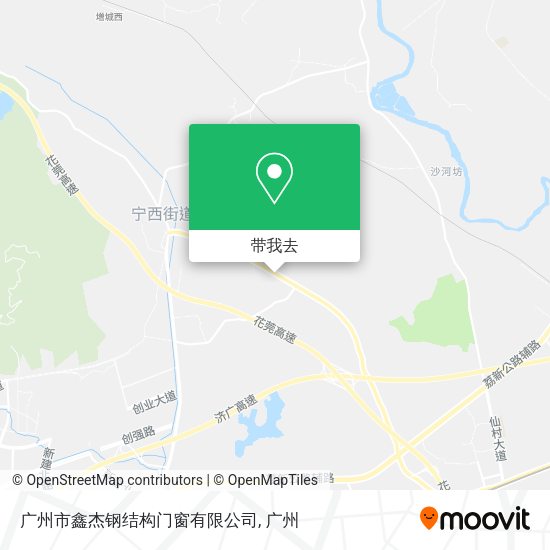 广州市鑫杰钢结构门窗有限公司地图