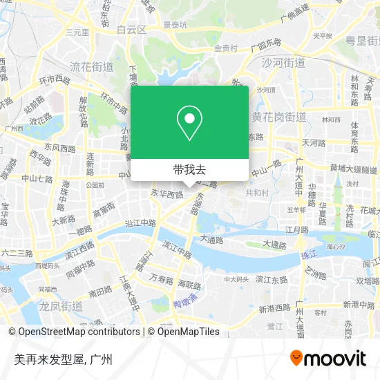 美再来发型屋地图