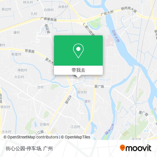 街心公园-停车场地图