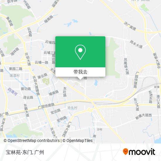 宝林苑-东门地图