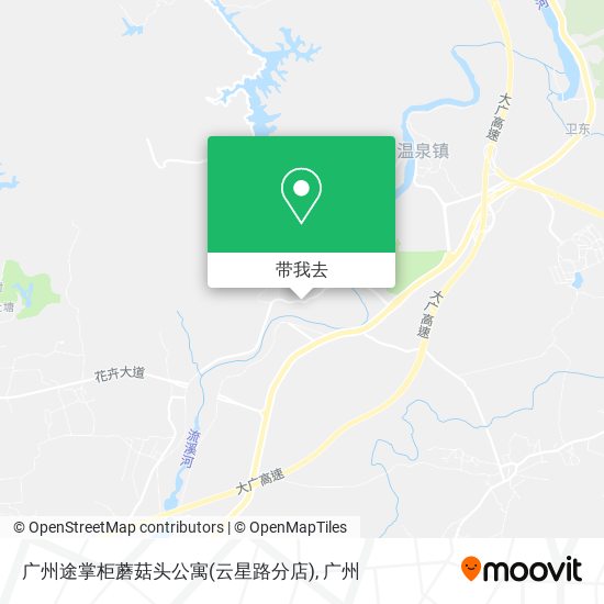 广州途掌柜蘑菇头公寓(云星路分店)地图