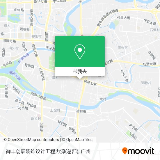 御丰创展装饰设计工程力源(总部)地图