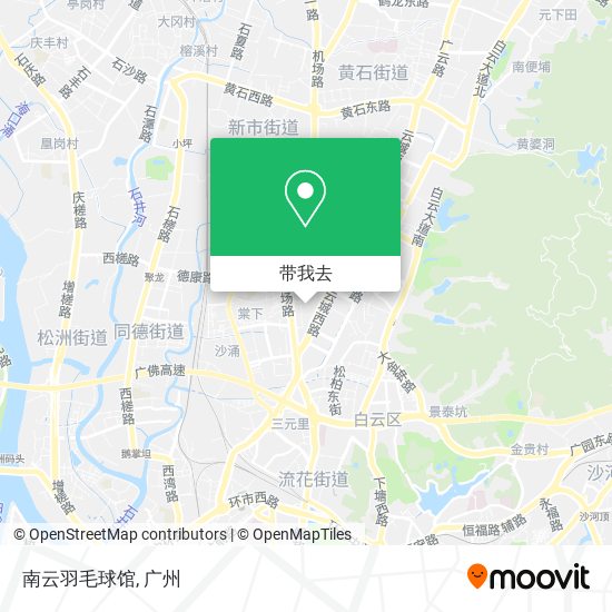 南云羽毛球馆地图