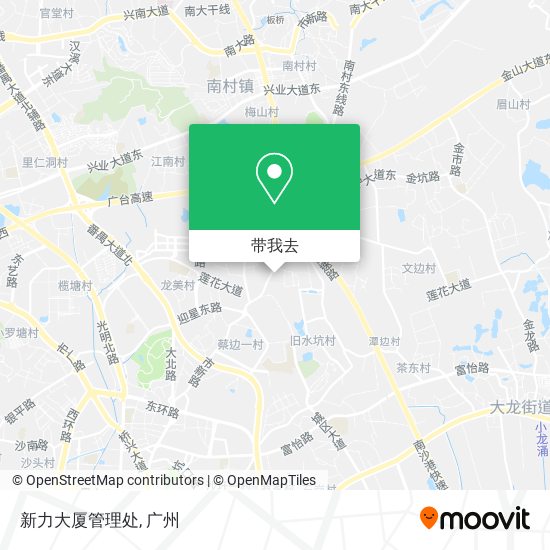 新力大厦管理处地图