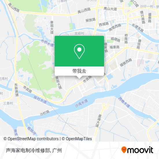 声海家电制冷维修部地图