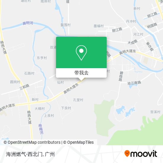 海洲燃气-西北门地图