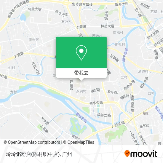 玲玲粥粉店(陈村职中店)地图