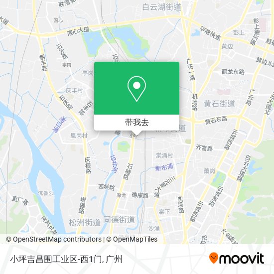 小坪吉昌围工业区-西1门地图