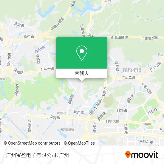 广州宝盈电子有限公司地图