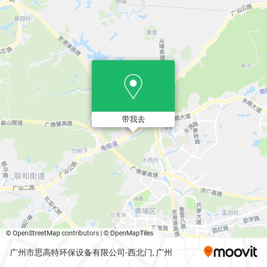 广州市思高特环保设备有限公司-西北门地图