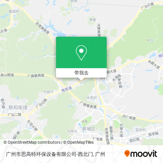 广州市思高特环保设备有限公司-西北门地图