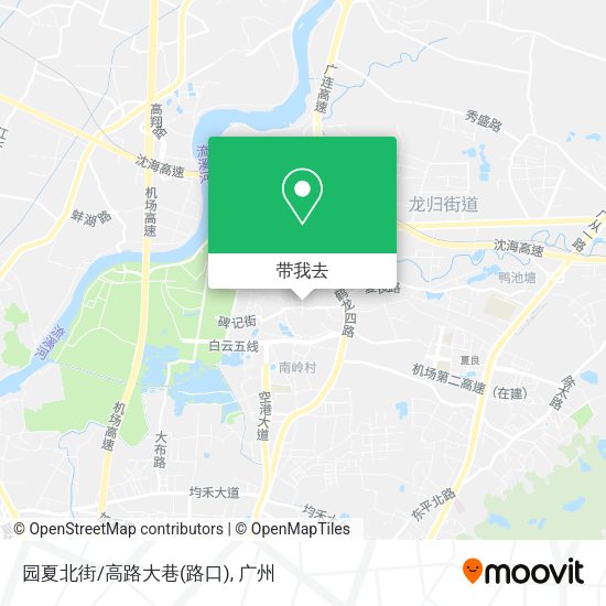 园夏北街/高路大巷(路口)地图