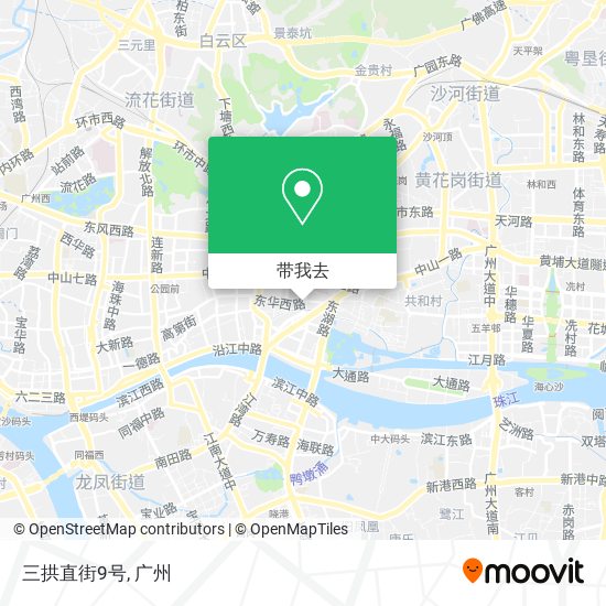 三拱直街9号地图