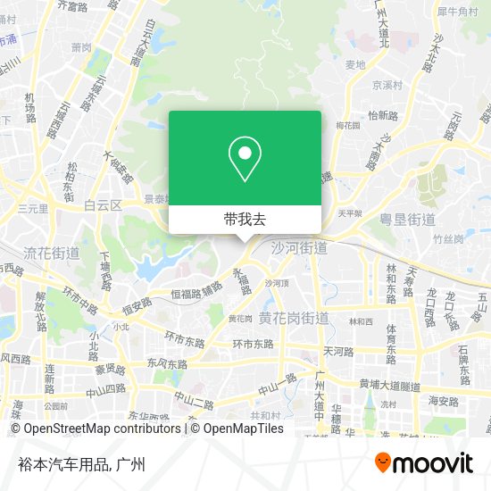 裕本汽车用品地图