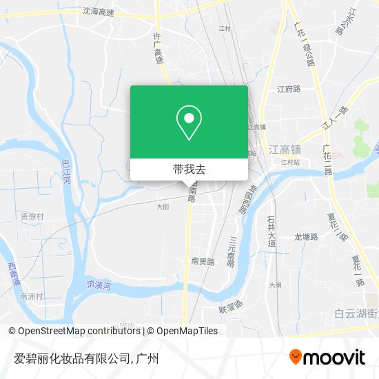 爱碧丽化妆品有限公司地图