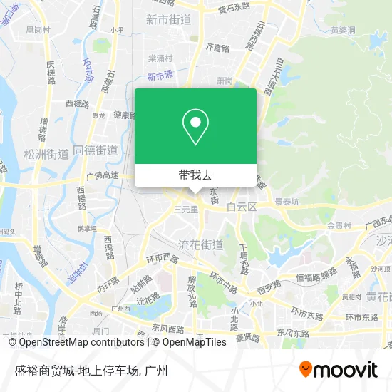 盛裕商贸城-地上停车场地图