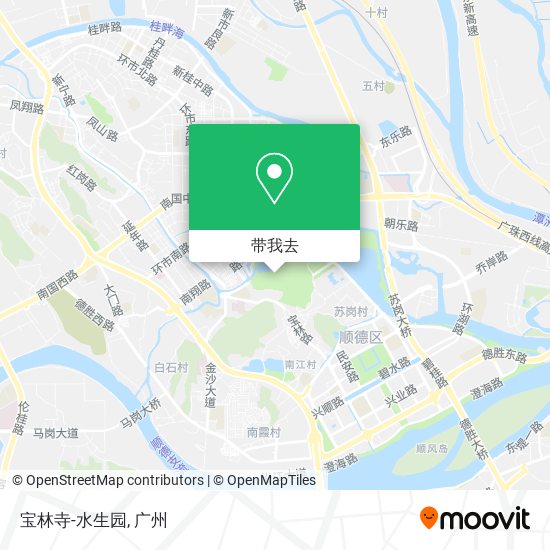 宝林寺-水生园地图