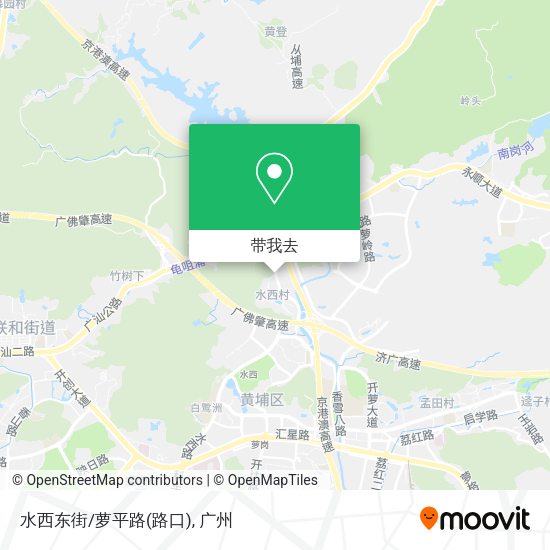 水西东街/萝平路(路口)地图