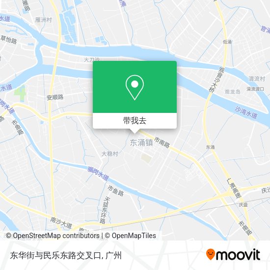 东华街与民乐东路交叉口地图