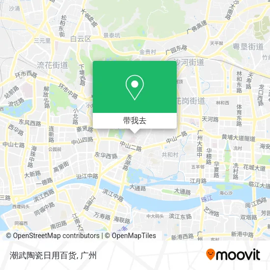 潮武陶瓷日用百货地图
