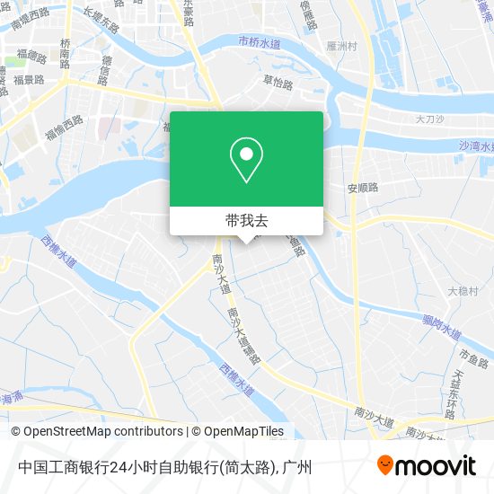 中国工商银行24小时自助银行(简太路)地图