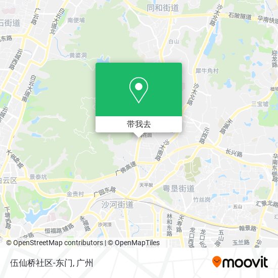 伍仙桥社区-东门地图