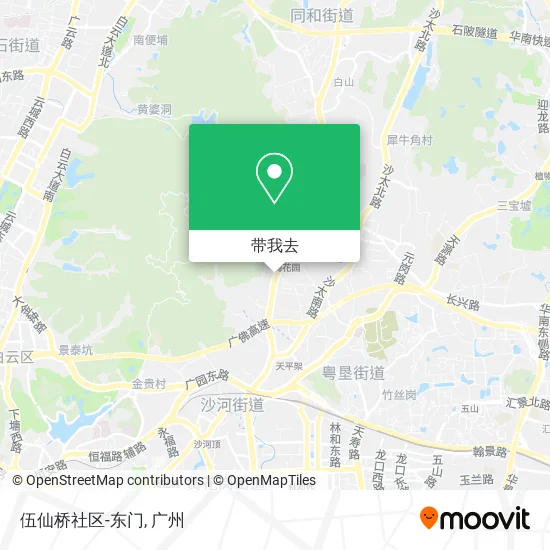 伍仙桥社区-东门地图
