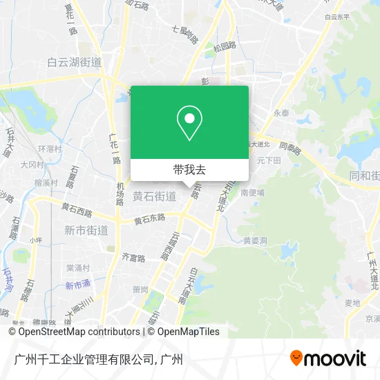 广州千工企业管理有限公司地图