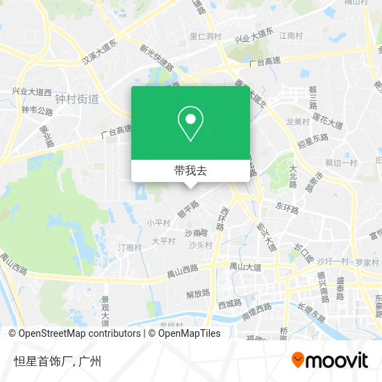 怛星首饰厂地图