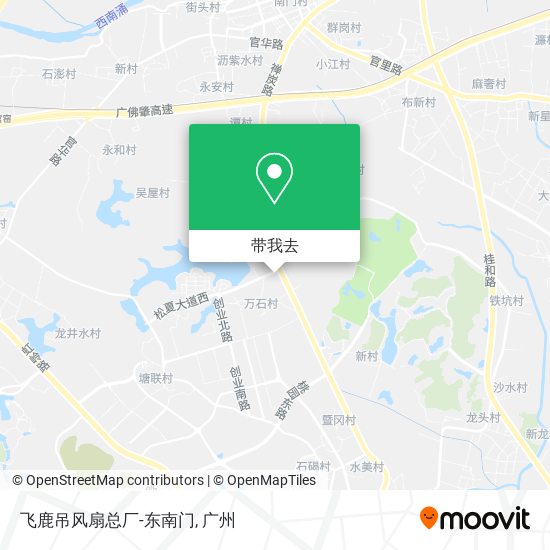 飞鹿吊风扇总厂-东南门地图