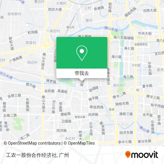 工农一股份合作经济社地图