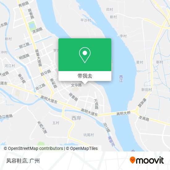 凤容鞋店地图