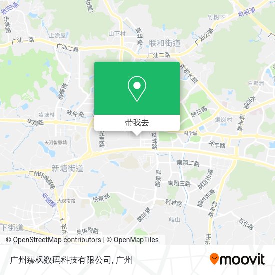 广州臻枫数码科技有限公司地图