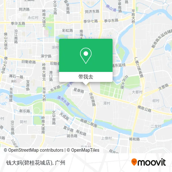 钱大妈(碧桂花城店)地图