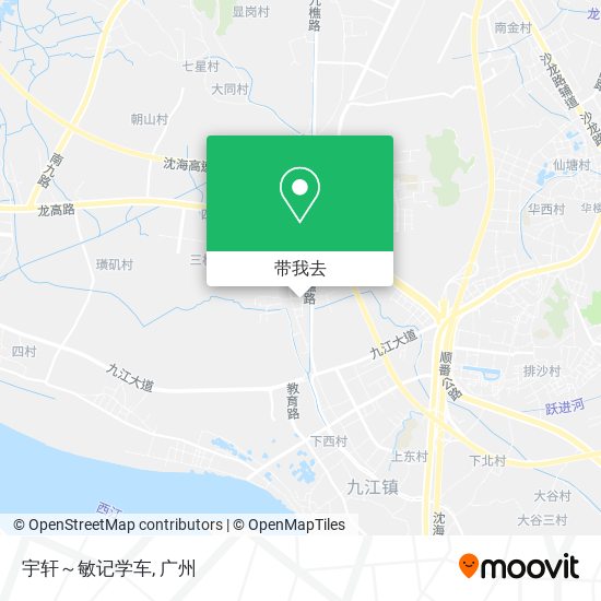 宇轩～敏记学车地图
