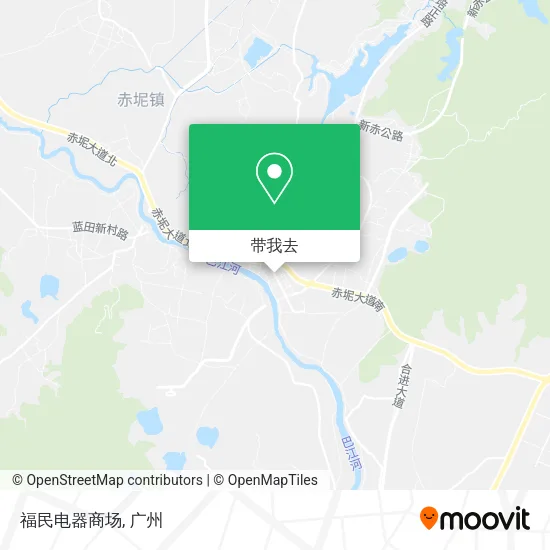 福民电器商场地图