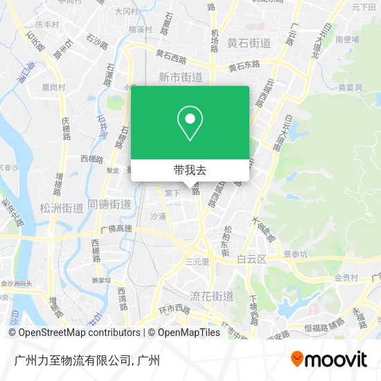 广州力至物流有限公司地图