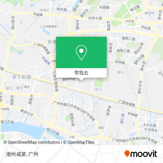 潮州咸菜地图
